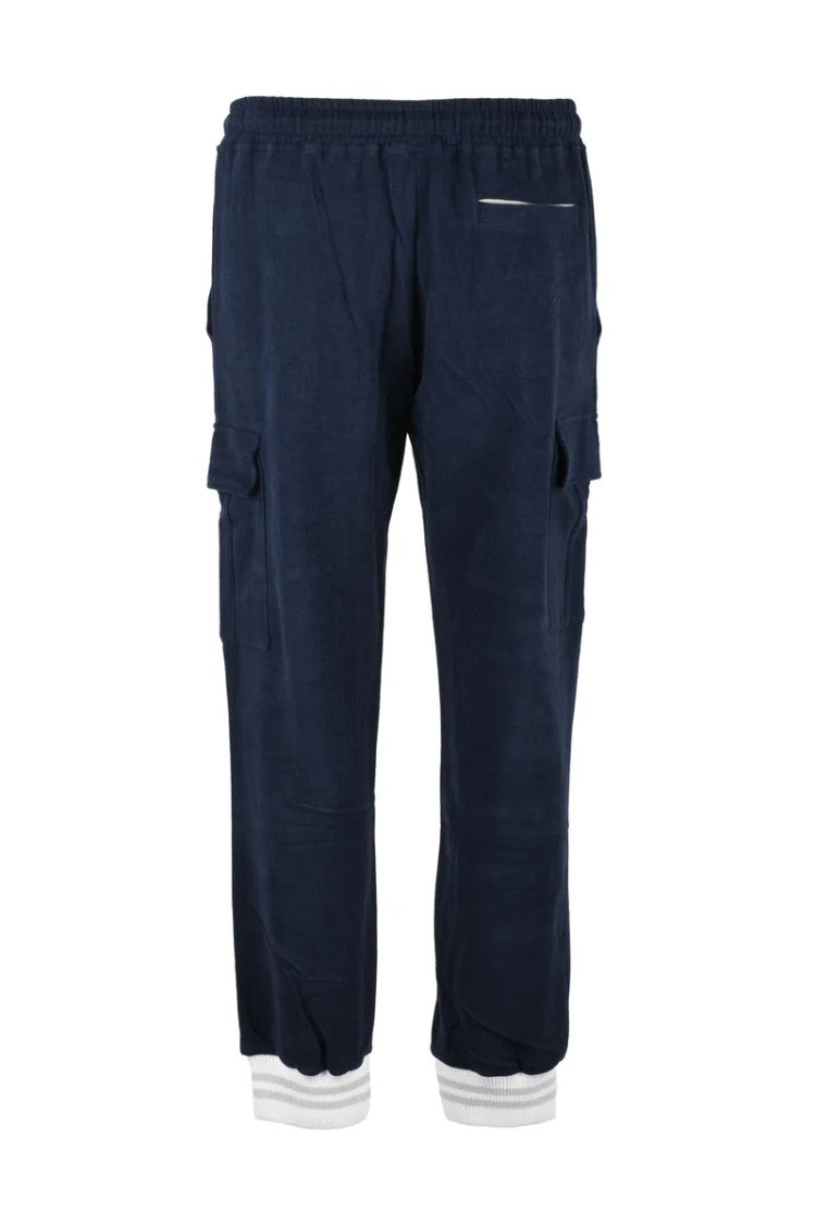 Eleventy Velvet Tracksuit - Blue