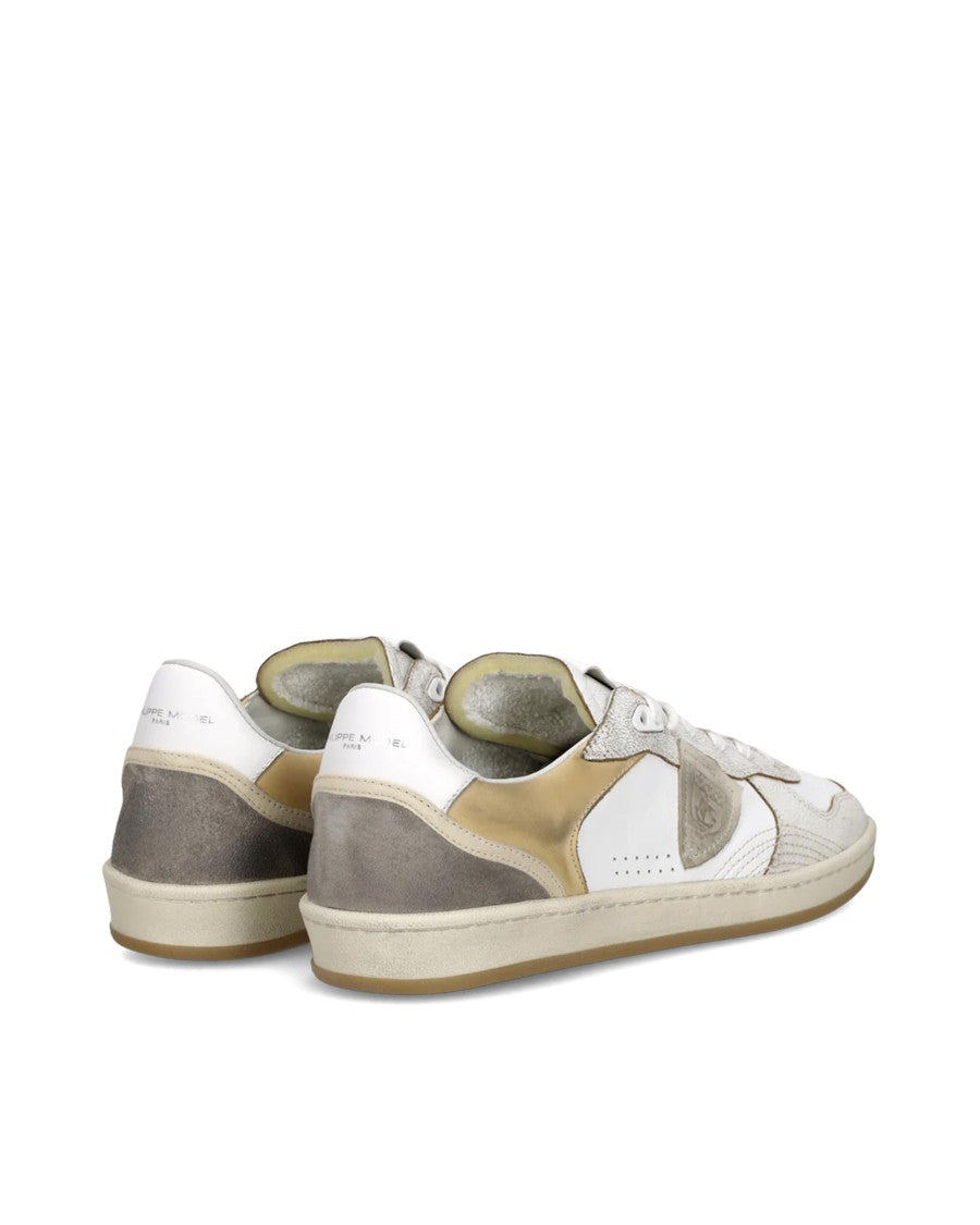 Philippe Model Pgal Blanc/Beige Sneakers