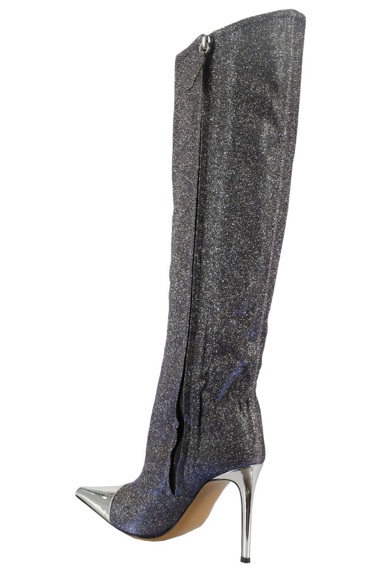 Alexandre Vauthier Pointed Toe Asymmetrical High Boots