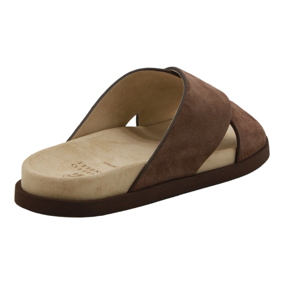 Brunello Cucinelli Slip-On Suede Loafers With Crisscross Straps
