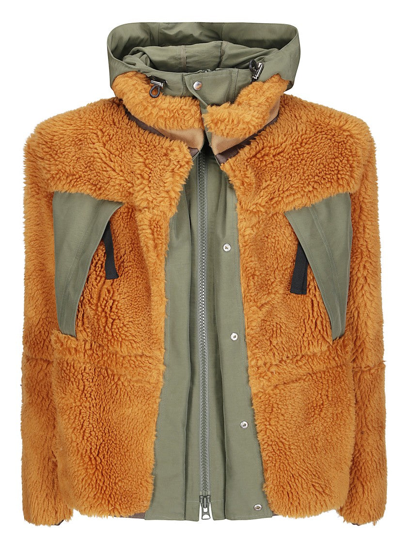 Sacai Faux Shearling Blouson