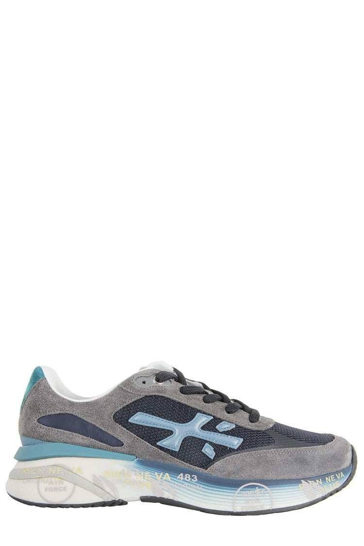 Premiata Moerun Low-Top Sneakers With Suede