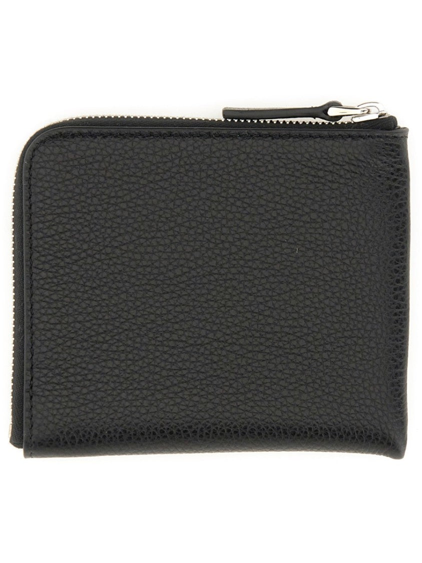 Marni Textured Calf Leather Zip Wallet