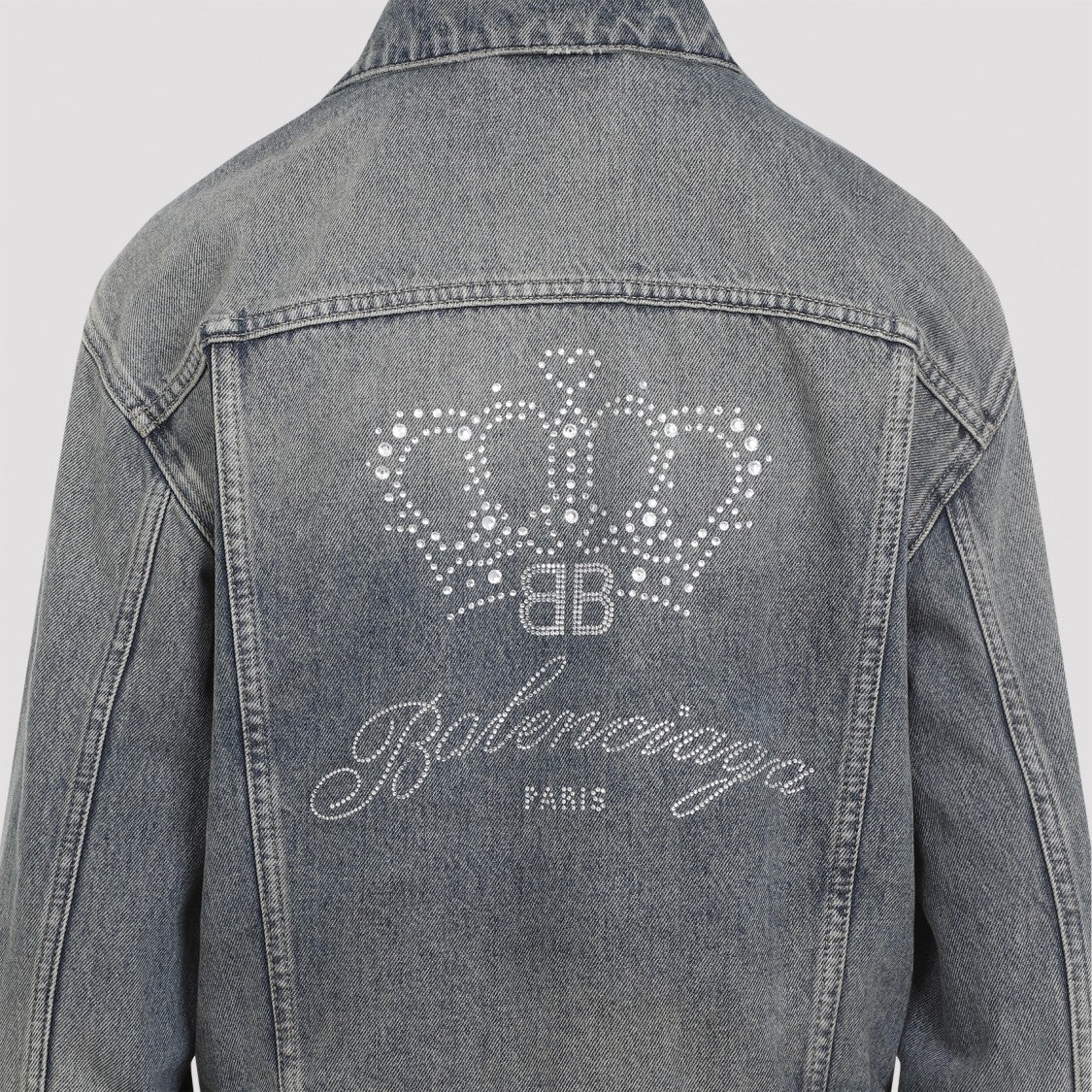 Balenciaga Blue Cotton Denim Jacket