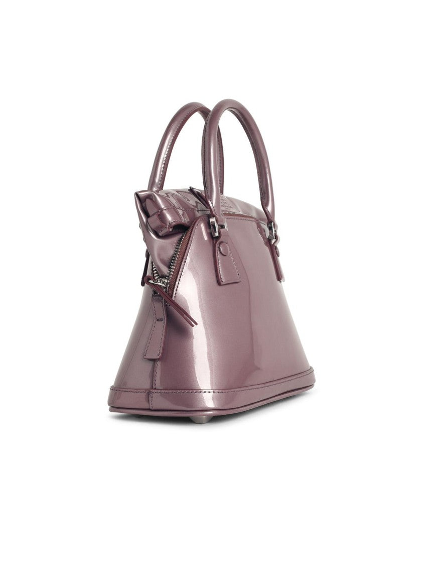 Maison Margiela Micro '5Ac Classique' Purple Leather Bag