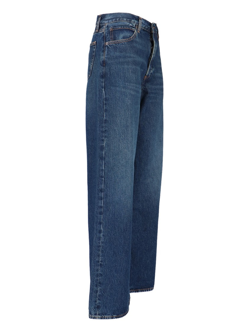Frame Wide Jeans – Blue