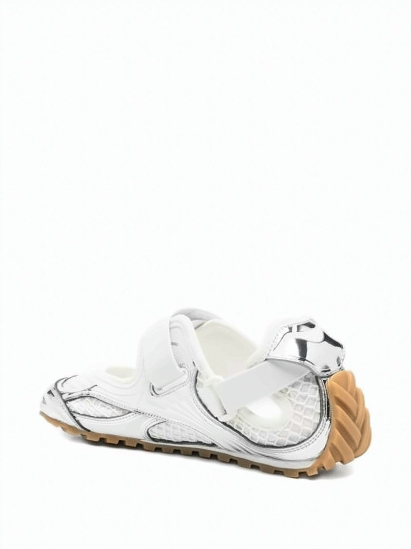 Bottega Veneta Sandal With Futuristic Design And Velcro Strap
