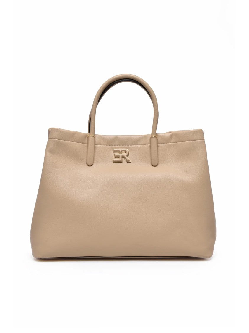 Ermanno Firenze Structured Virginia Handbag In Smooth Polyurethane