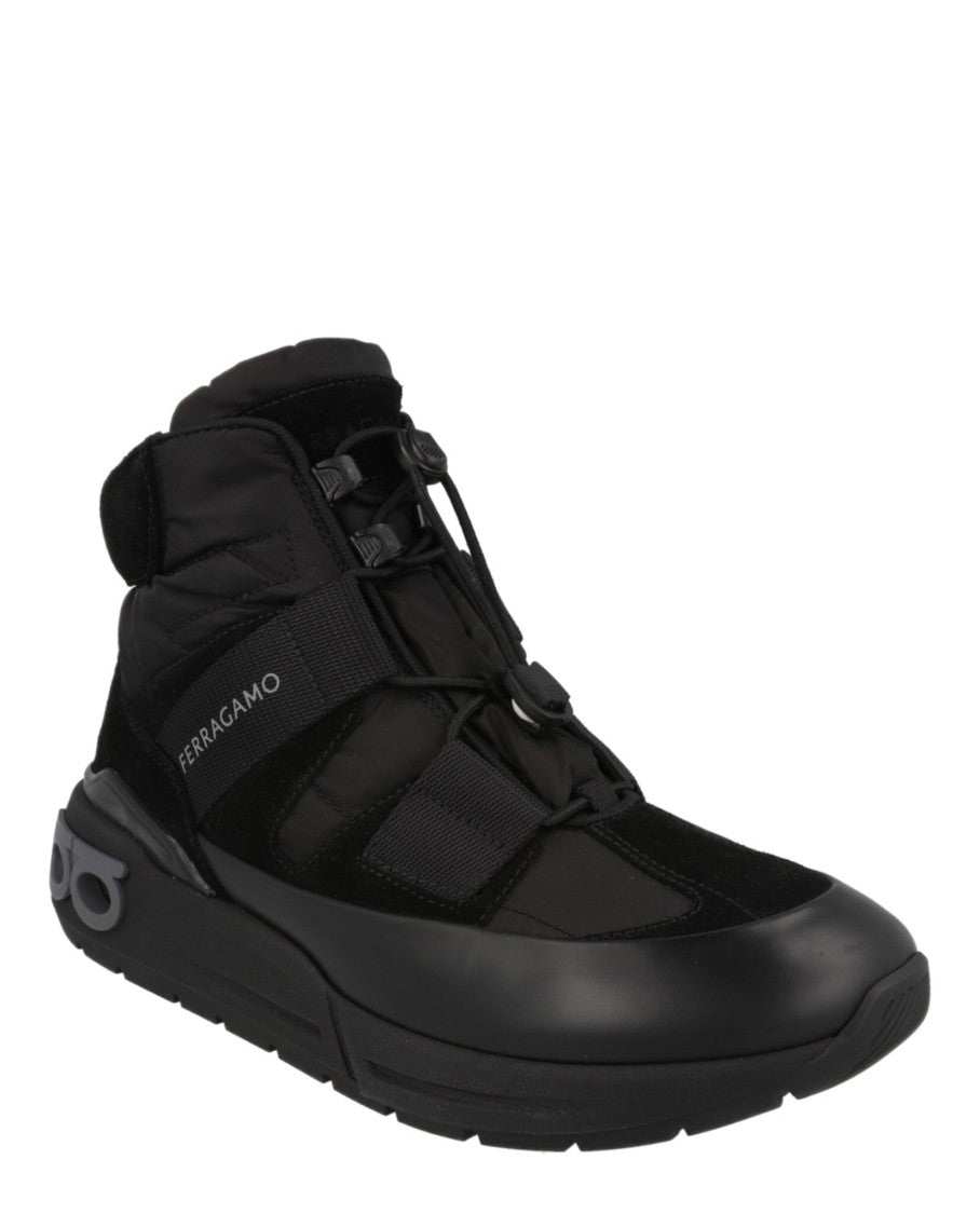 Ferragamo Leonida High-Top Sneakers