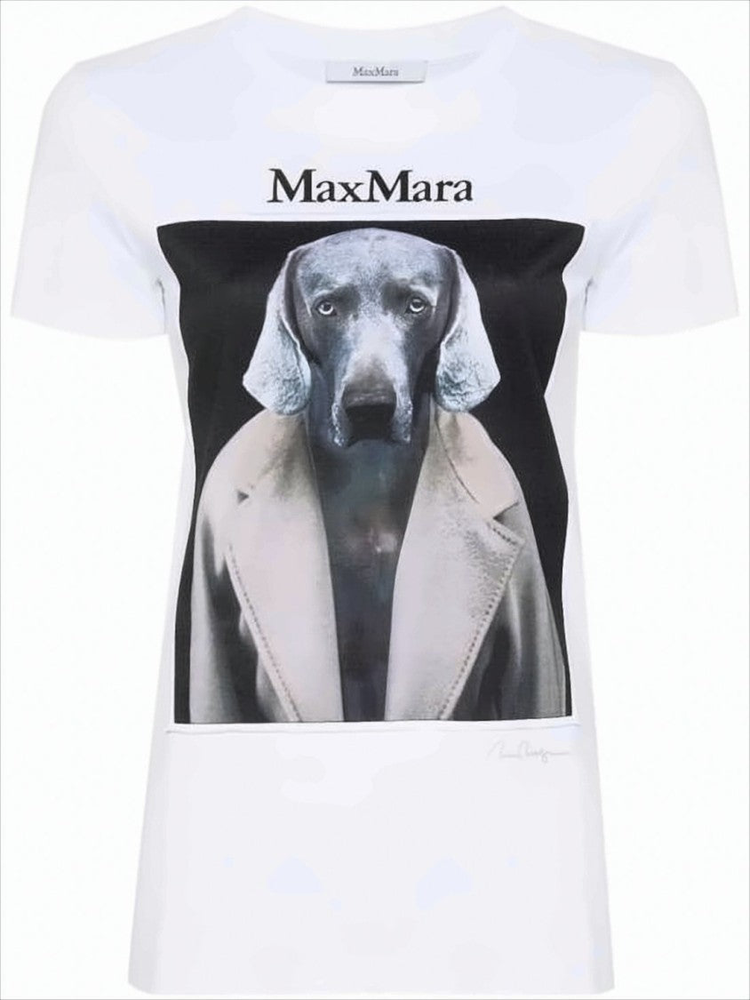 Max Mara Artistic Graphic Print T-Shirt