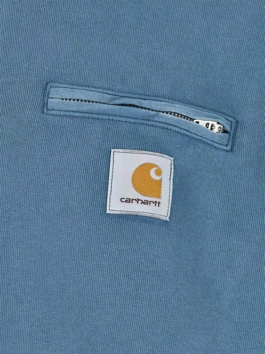 Carhartt Wip Half-Zip Detroit Sweatshirt With Classic Collar And Functional Pocket