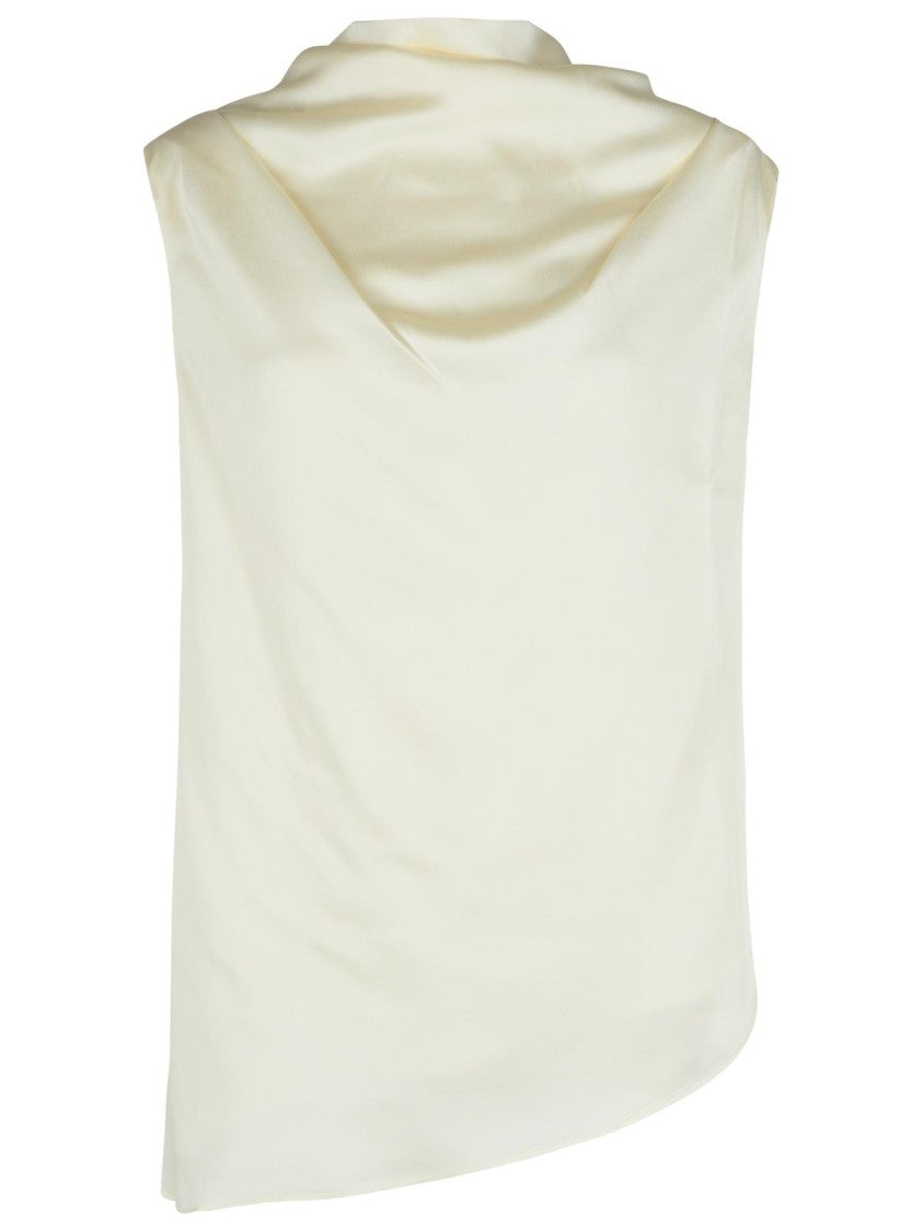 Róhe Cream Viscose Blend Tank Top
