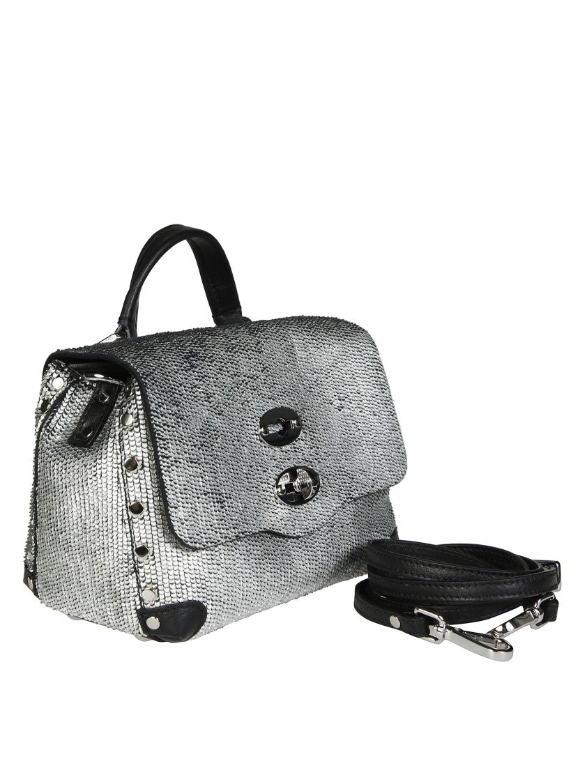 Zanellato Compact Structured Handbag With Top Handle And Flap Closure