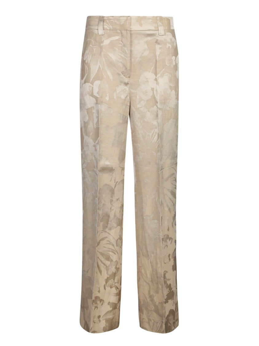 Incotex Beige Trousers With Tailored Fit