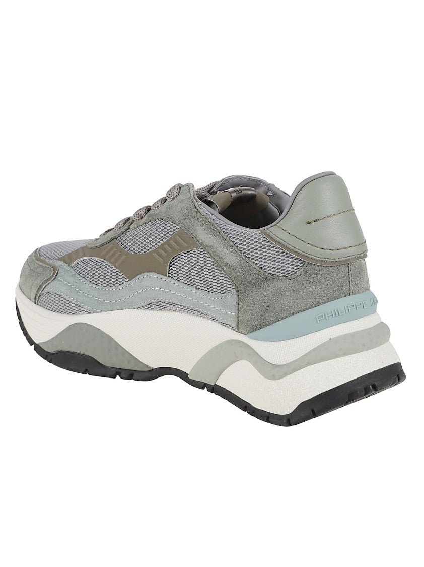 Philippe Model Layered Sneakers With Sculpted Sole