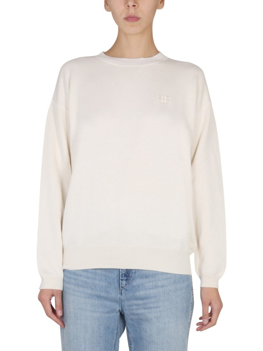 Ballantyne Long-Sleeved Shirt With Cross-Neck Design