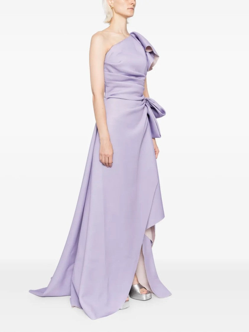 Saiid Kobeisy Double Faced Scuba Long Dress