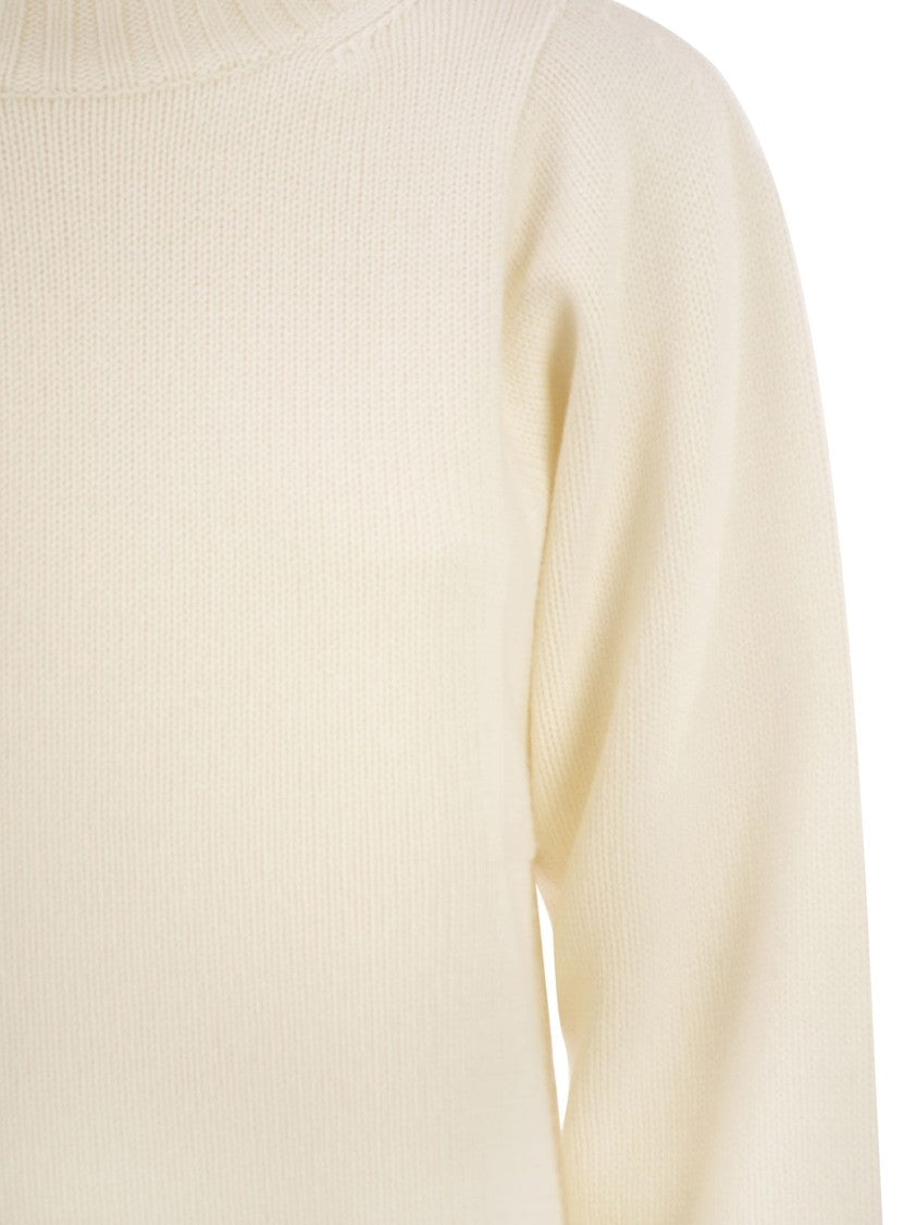 Max Mara Aceti Oversized Cashmere Turtleneck