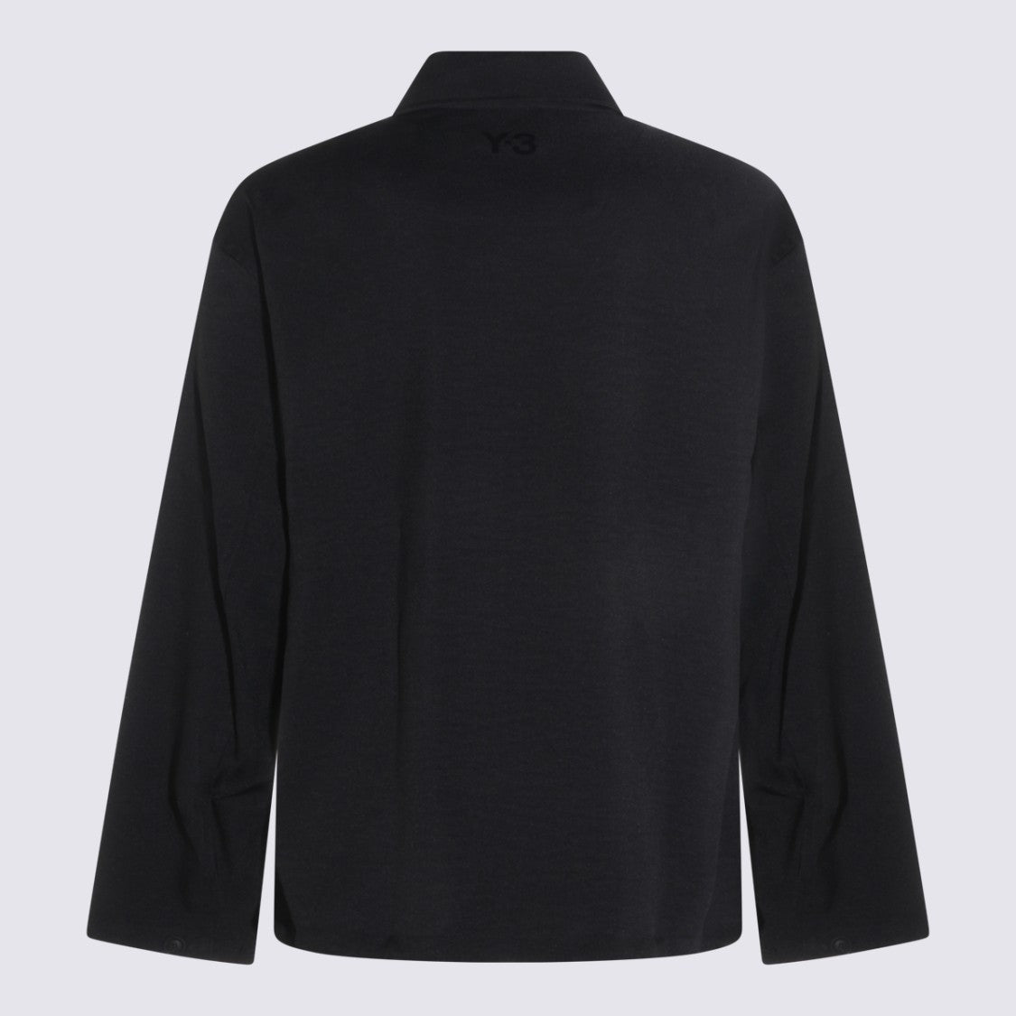 Y-3 Black Jacket With Adjustable Hem