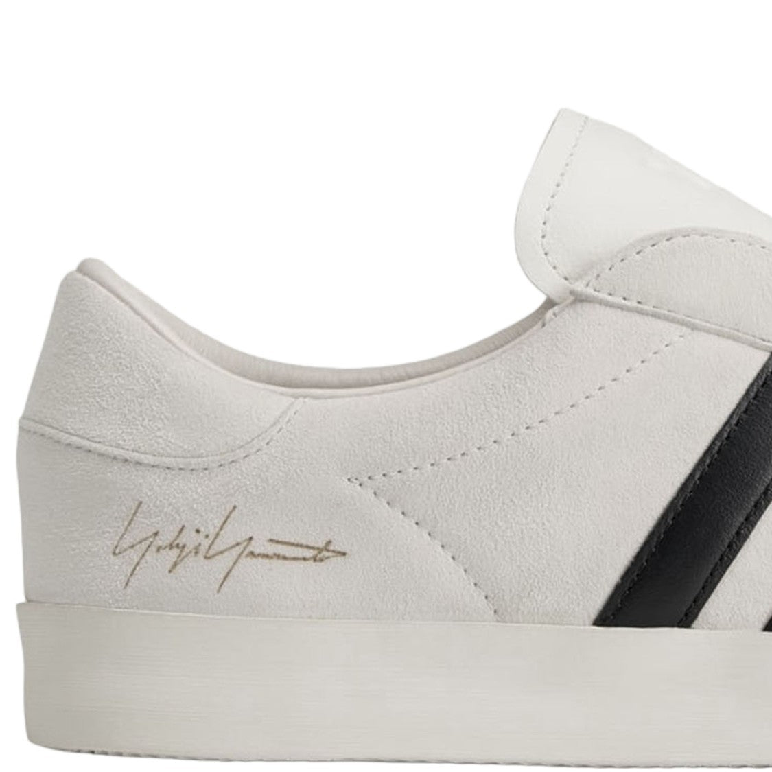 Y-3 Low-Top Suede Sneakers With Contrasting Stripes And Signature Detail