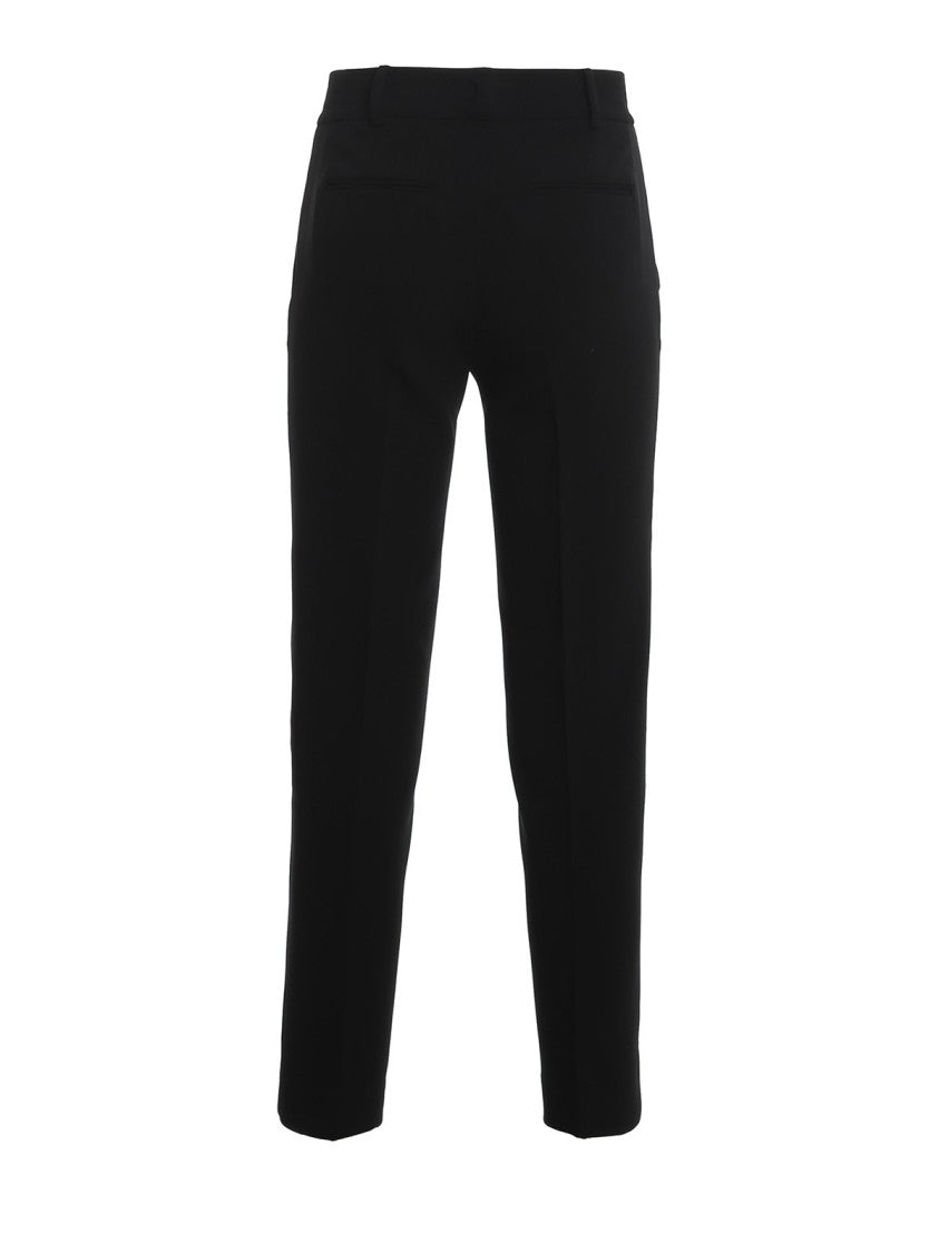 Michael Kors Tailored Straight-Leg Trousers With Structured Waistband