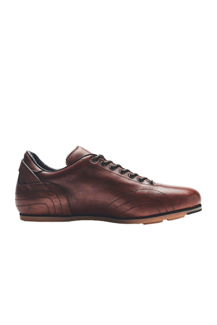 Pantofola D'oro White Italian Leather Support Cupsole Sneakers