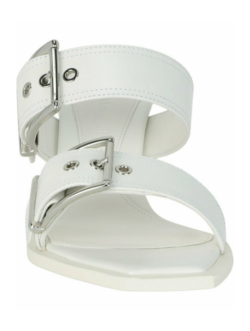 Alexander Mcqueen Double Buckle Punk Mules