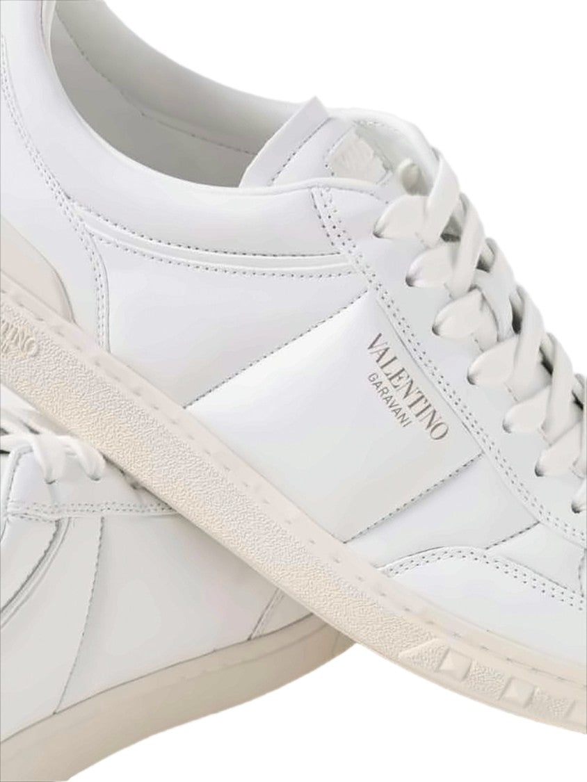 Valentino Garavani Sleek Low-Top Sneakers With Napa Leather Upper