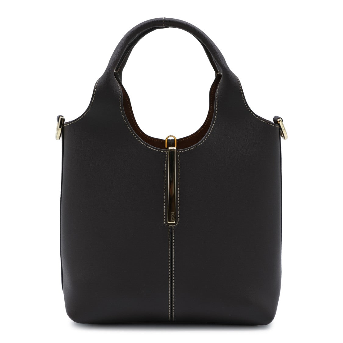 Tod's Structured Handbag With Rounded Top Handle