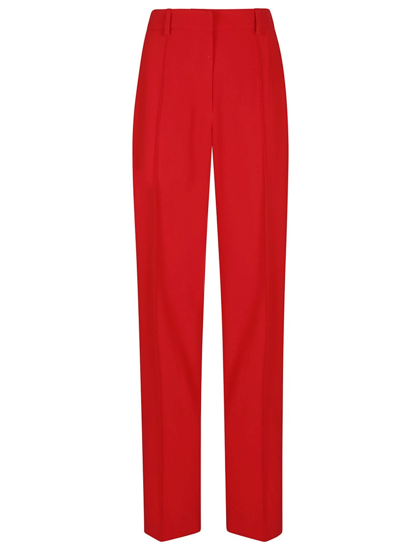 Balmain Tailored High-Waist Crepe Trousers