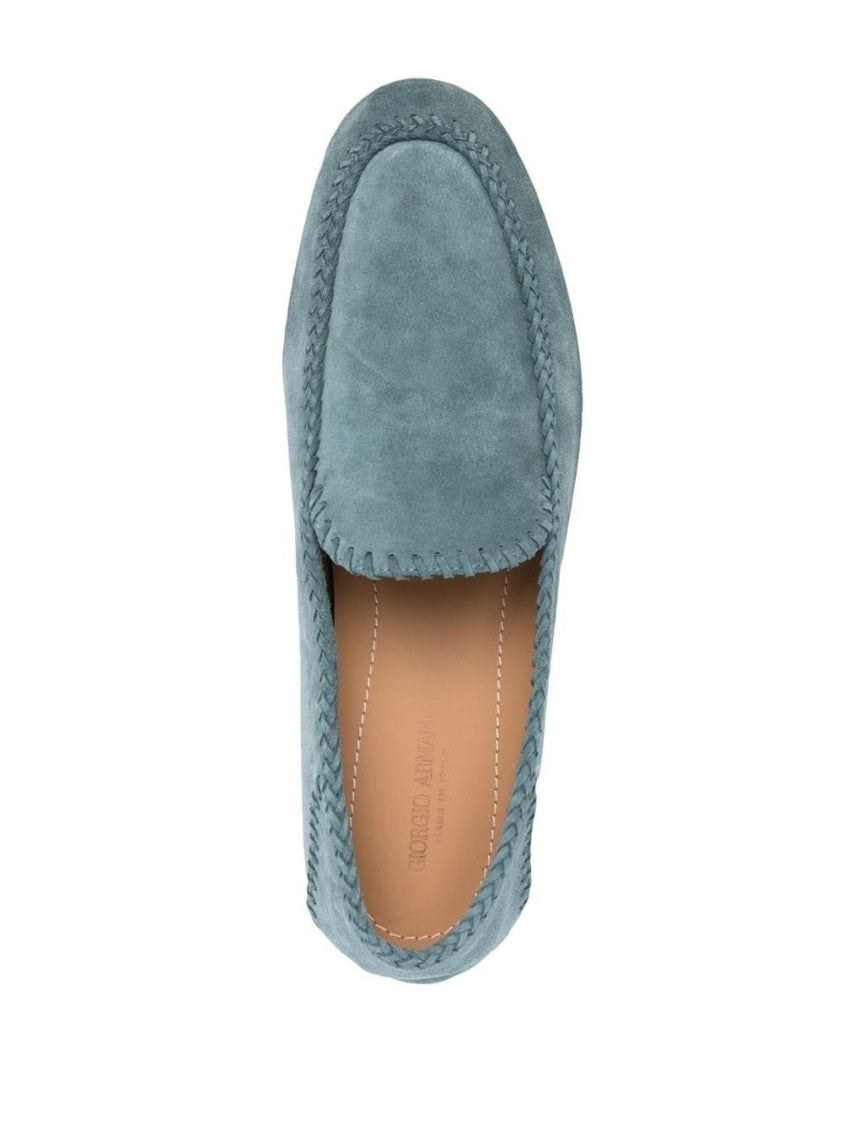 Giorgio Armani Closed Blue Trainers