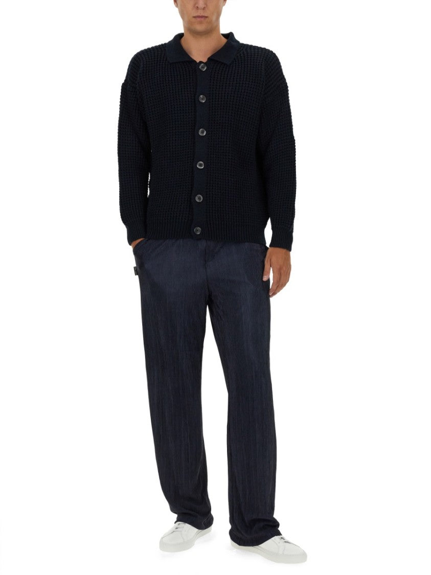 Family First Textured Knit Cardigan