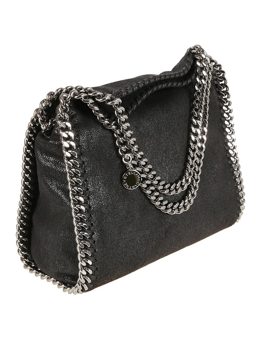 Stella Mccartney Falabella Mini Tote With Diamond Chain Detail