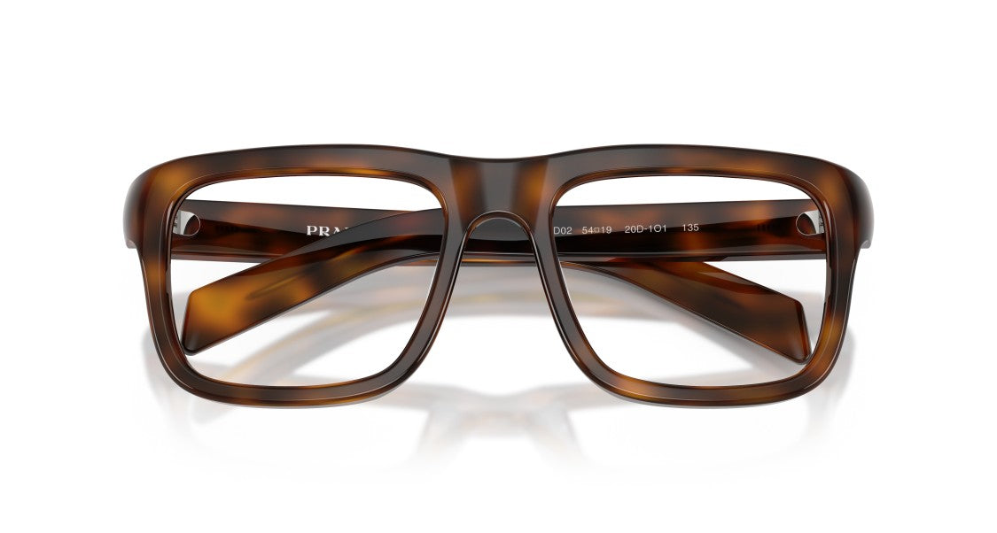 Prada 0Pr D02v Oversized Square Frame Tortoiseshell Acetate Sunglasses