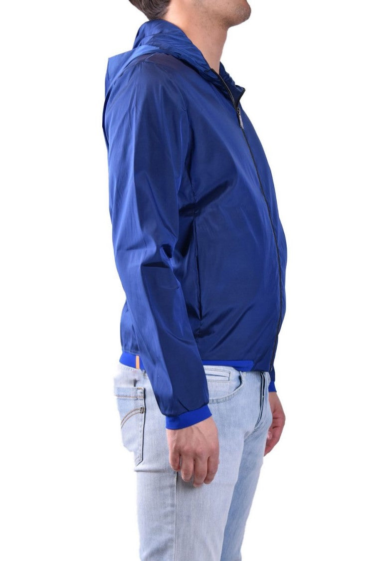 Rrd Fitted Blue Zip-Up Sweatshirt