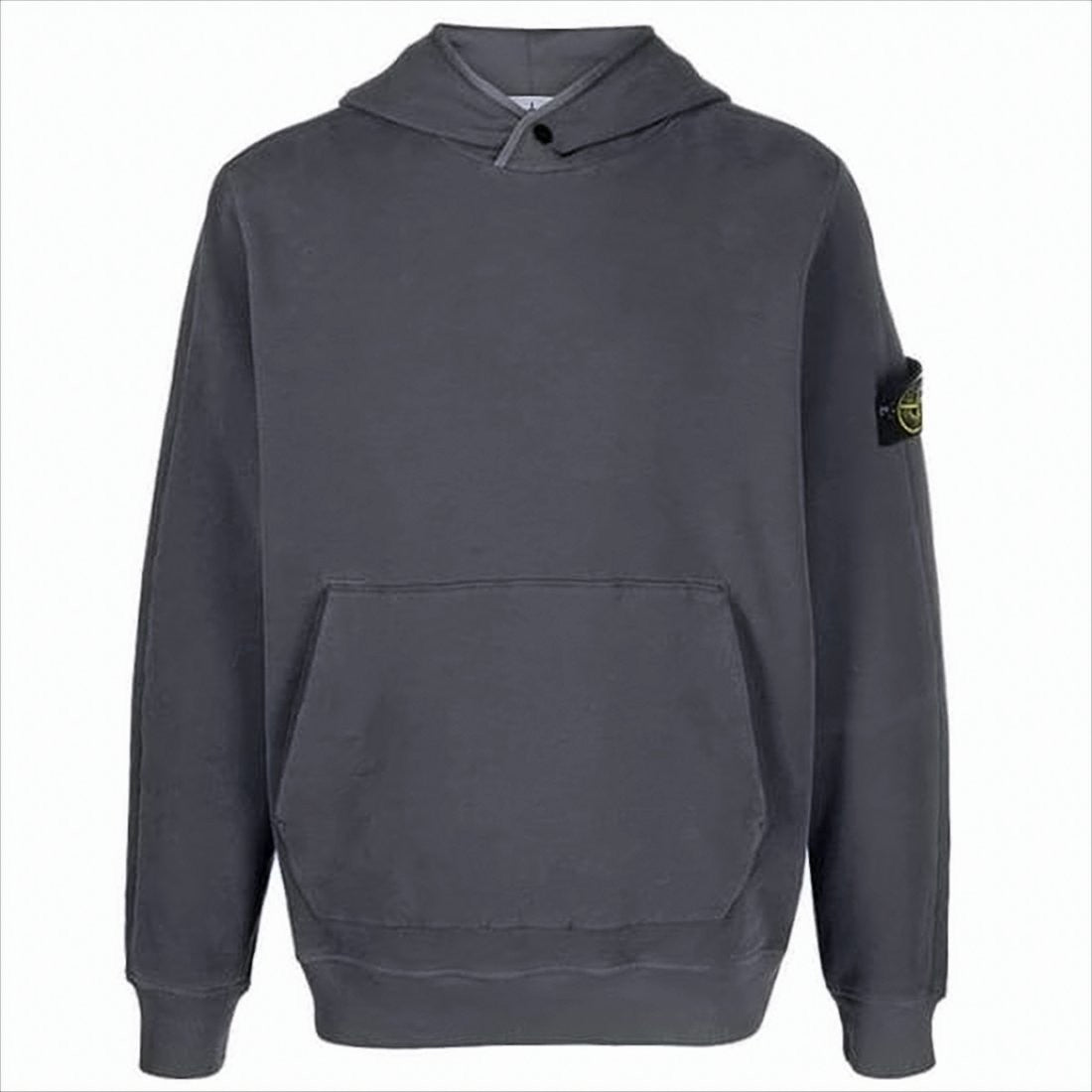 Stone Island Relaxed Fit Charcoal Grey Hoodie
