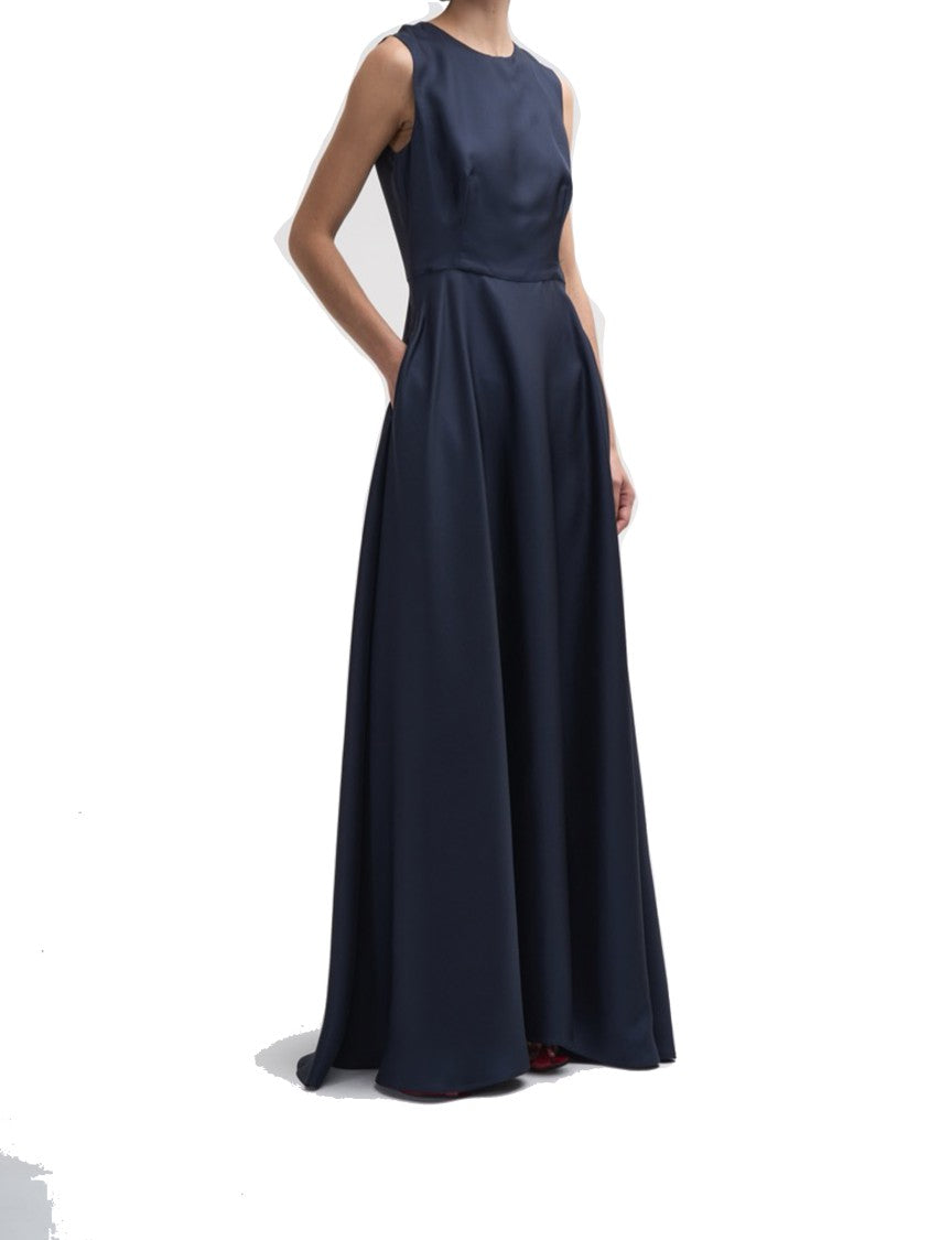 Co.Go Black Silk Maxi Dress