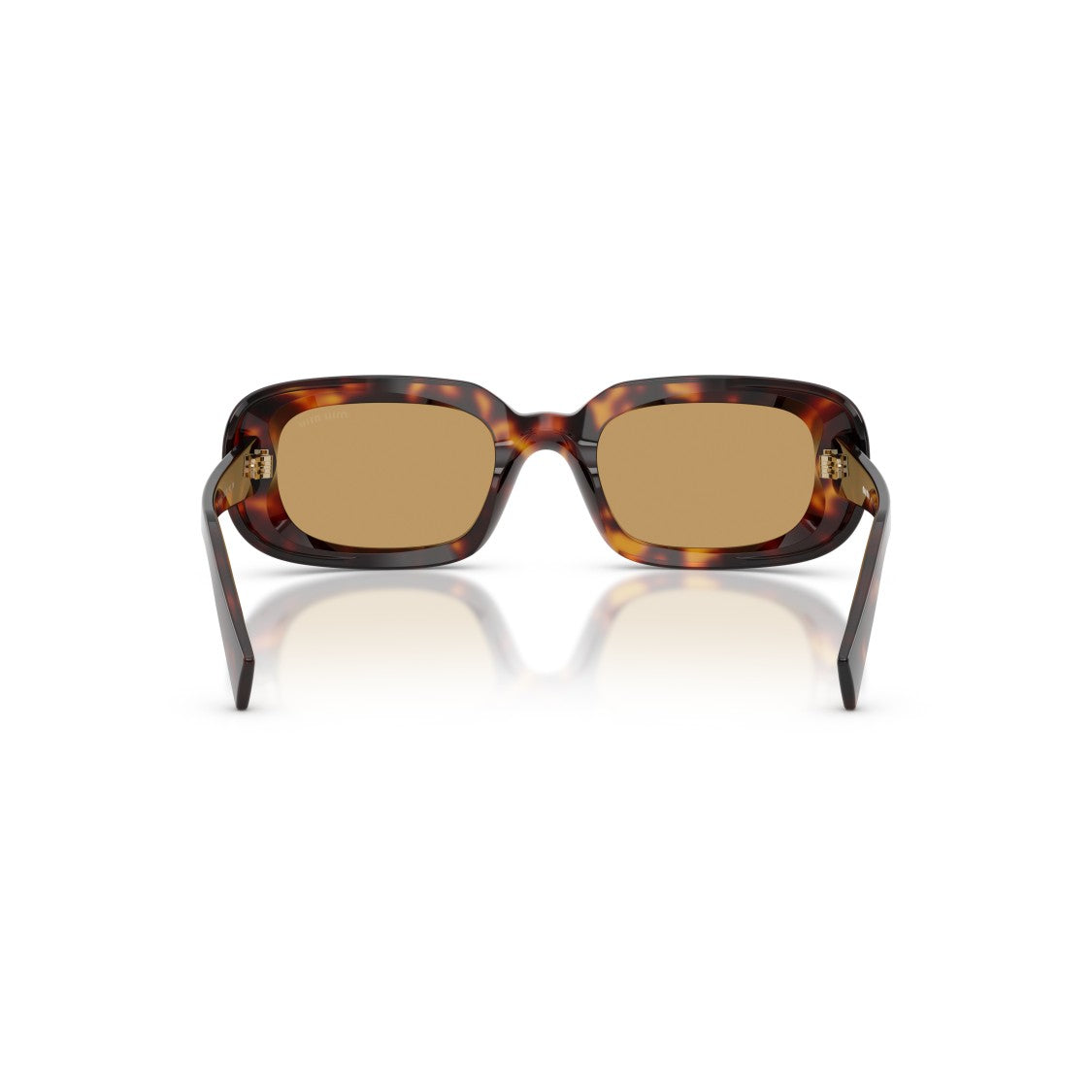 Miu Miu 0Mu B13s Rectangular Tortoiseshell Sunglasses