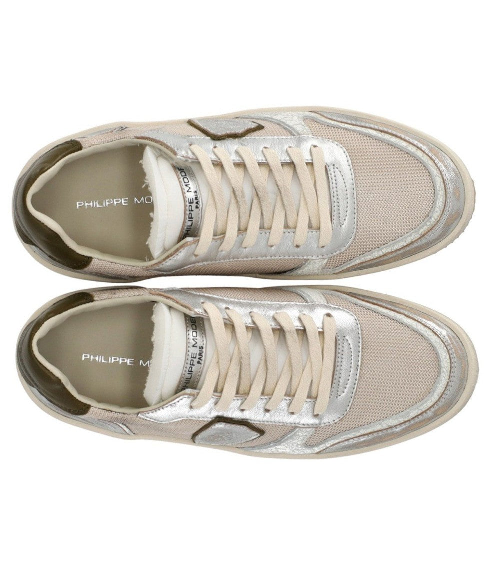 Philippe Model Nice Beige Military Sneaker