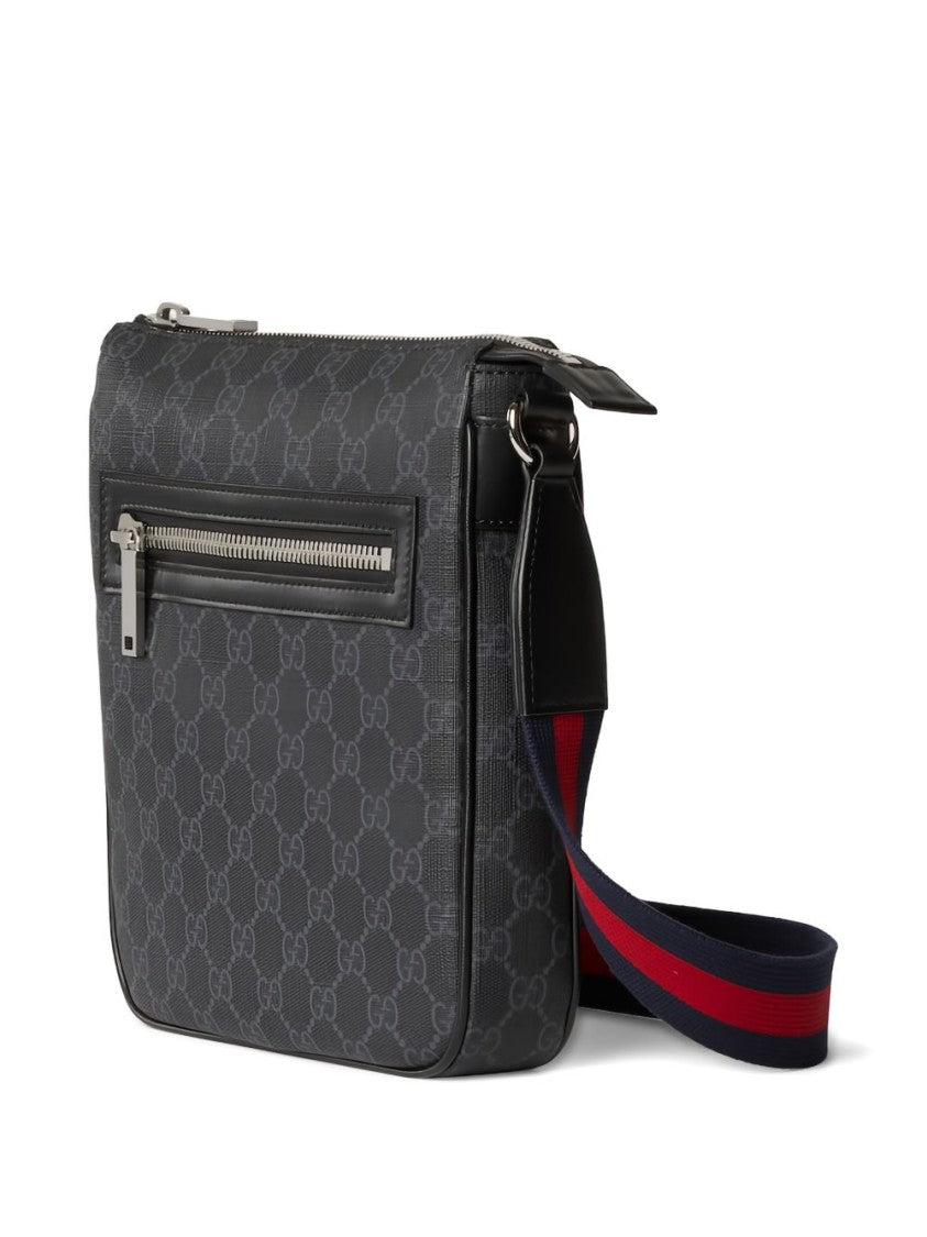 Gucci Rectangular Crossbody Bag With Subtle Monogram Design