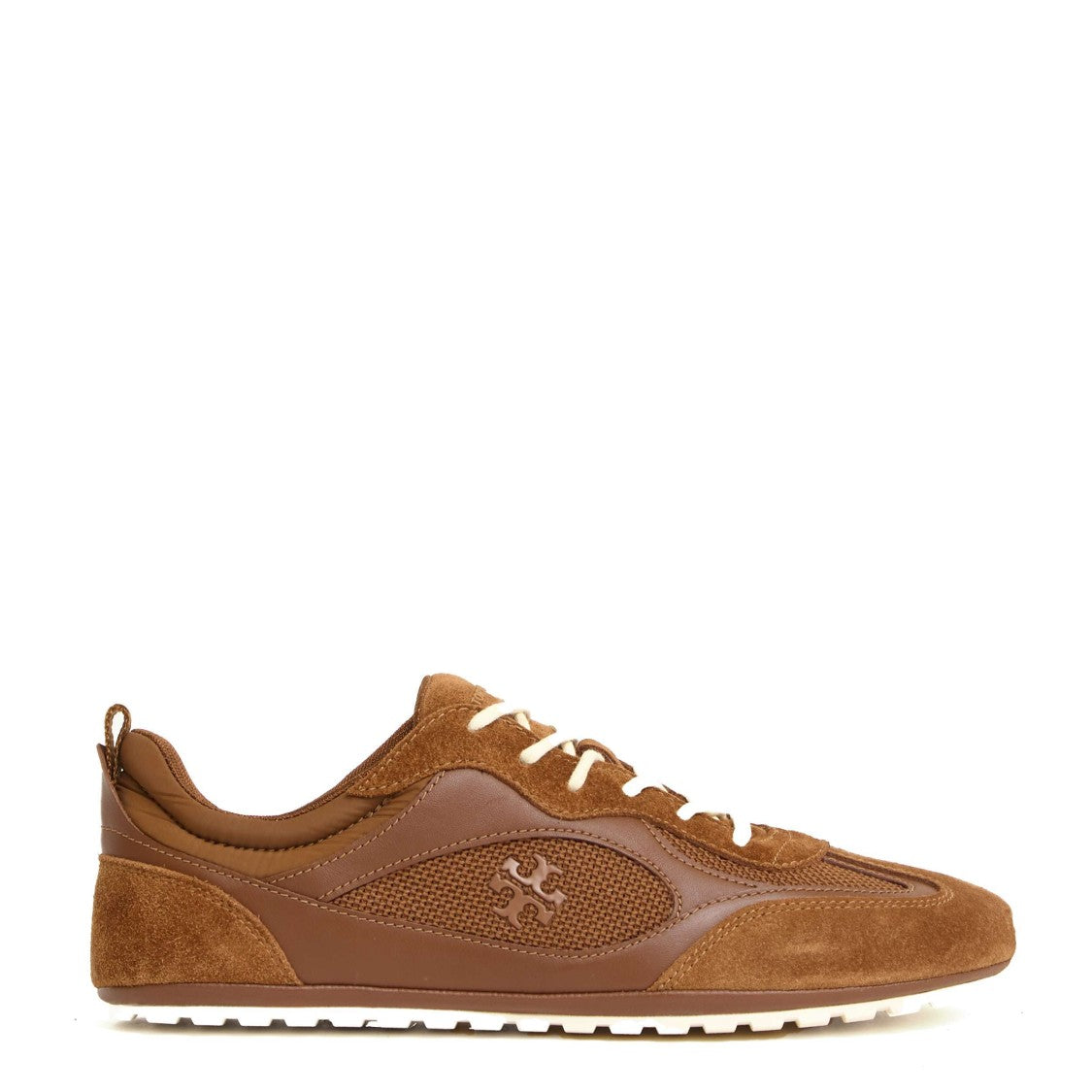 Tory Burch Cognac Travel Sneakers With Breathable Mesh