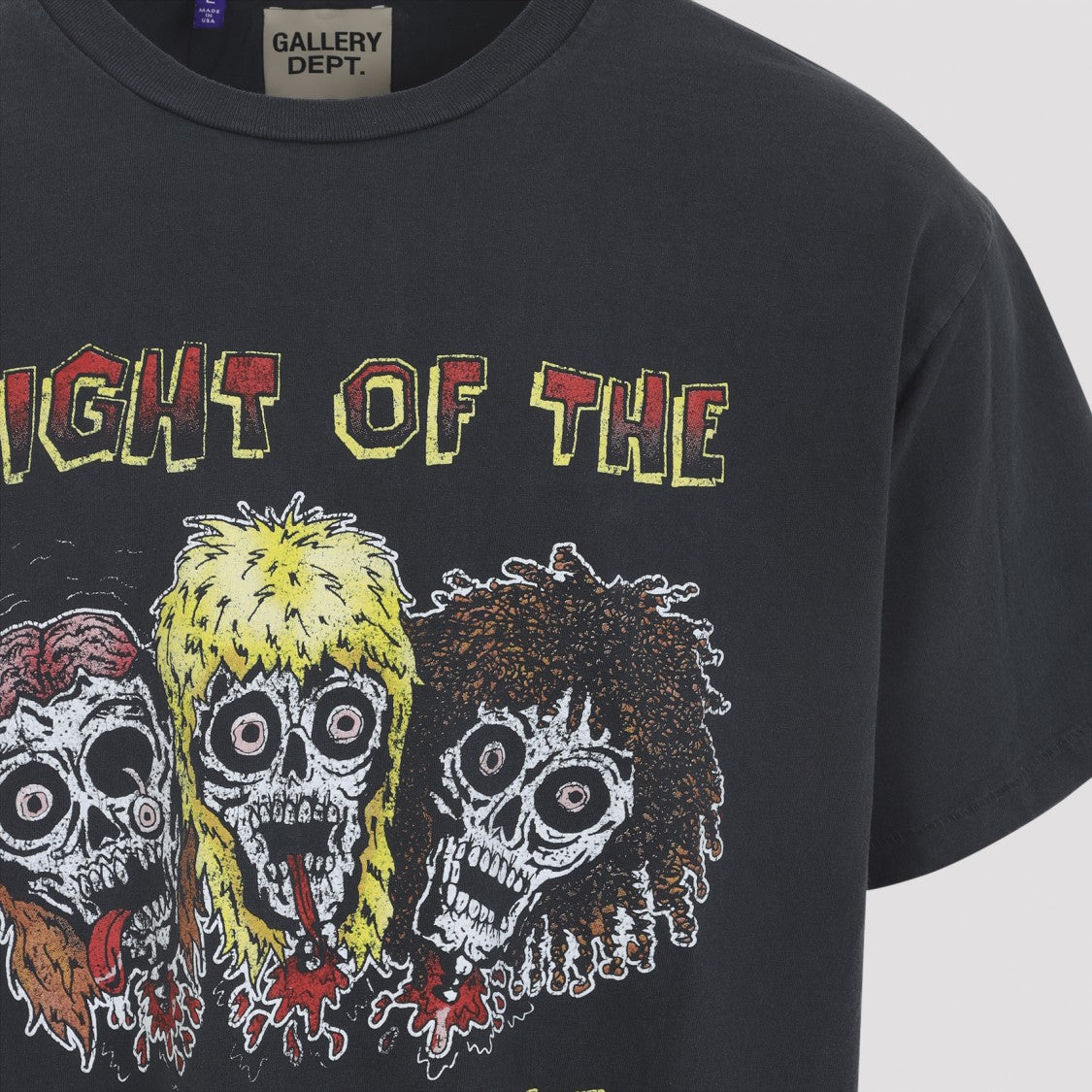 Gallery Dept. Night Of The Living Dead Grey Cotton T-Shirt
