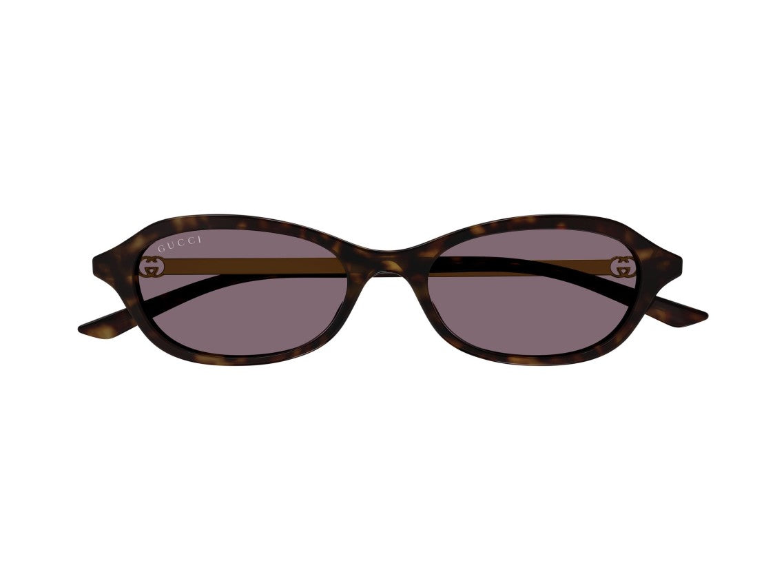 Gucci Tortoiseshell Gg2212s Rounded Acetate Sunglasses