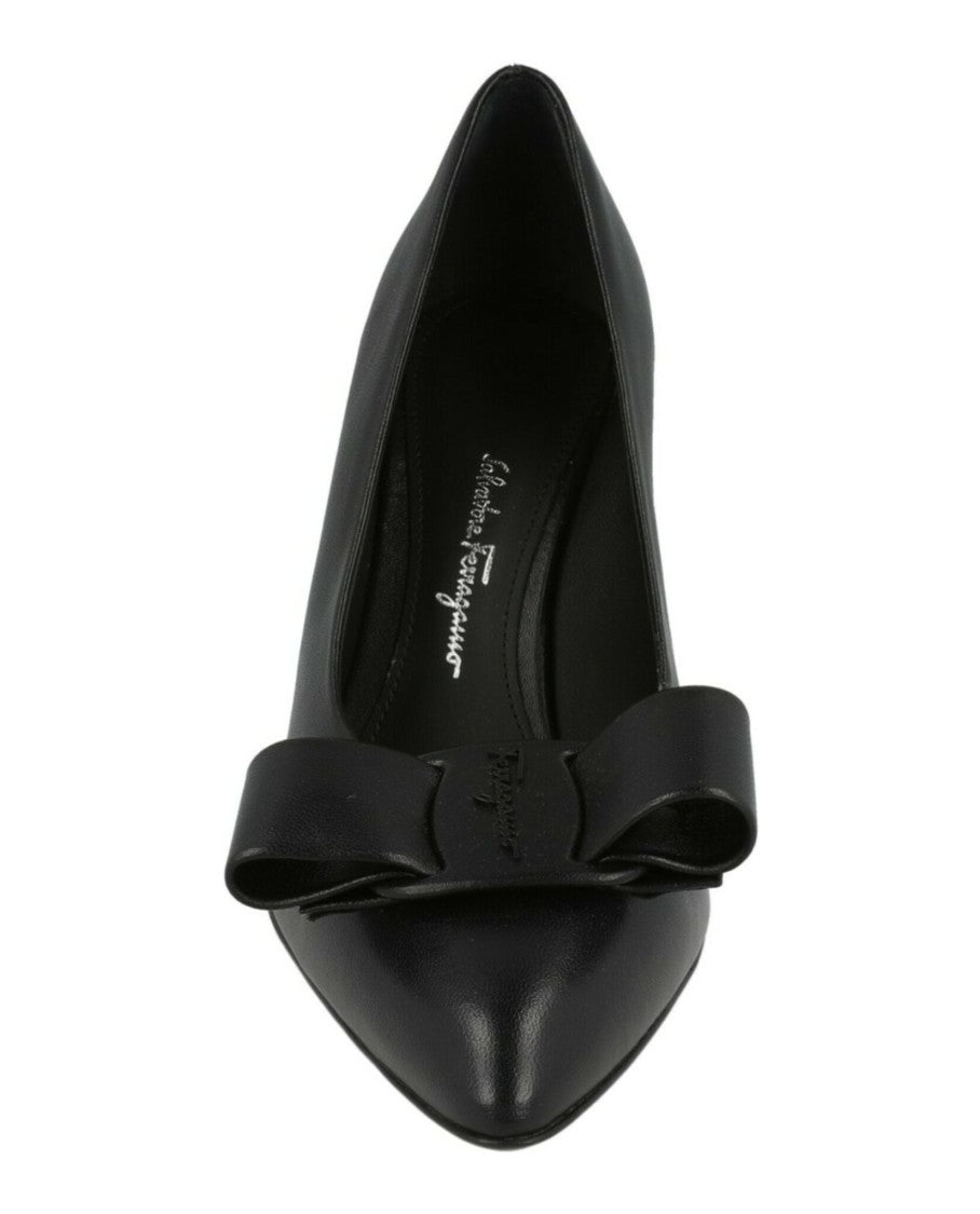 Ferragamo Viva 85 Leather Pumps