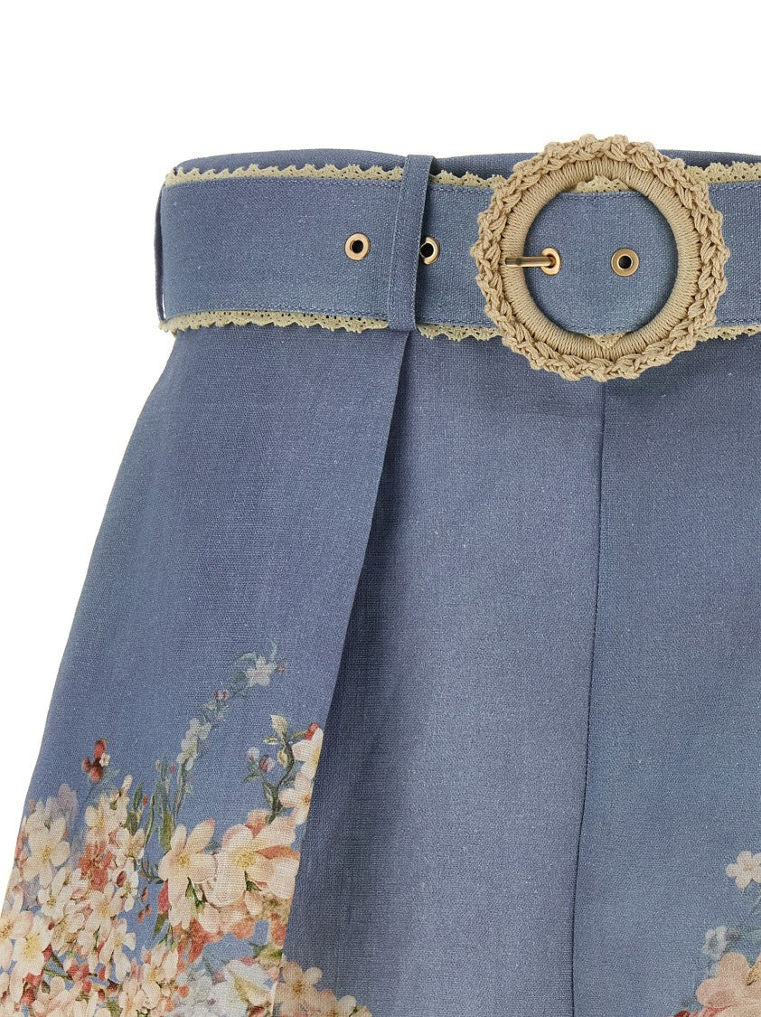 Zimmermann Cascadian Tuck' Shorts