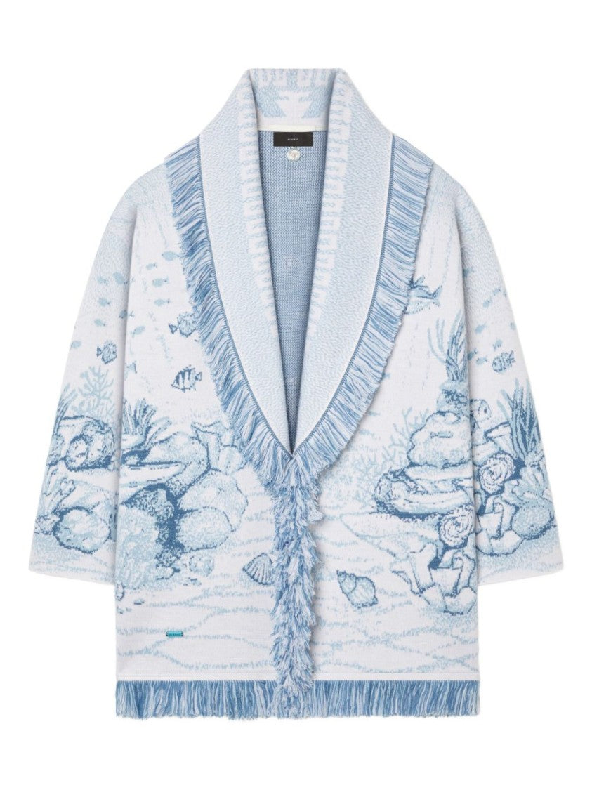 Alanui Relaxed-Fit Sweater With Shawl Collar