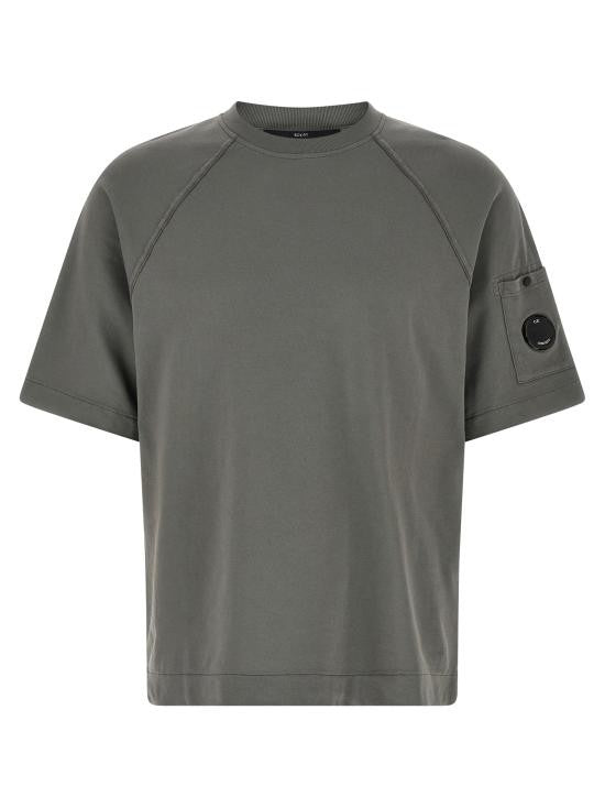 C.P. Company Boxy-Fit Short-Sleeve T-Shirt With Raglan Sleeves And Patch Pocket