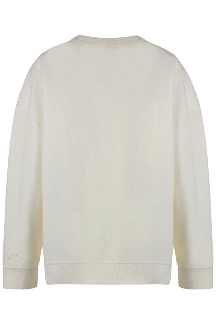 Max Mara Relaxed Fit Long-Sleeve Wool Blend Top