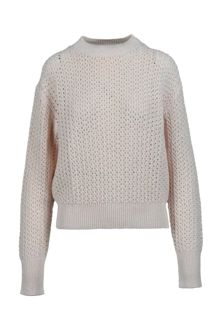 Fabiana Filippi Cotton Linen Sweater - Pink
