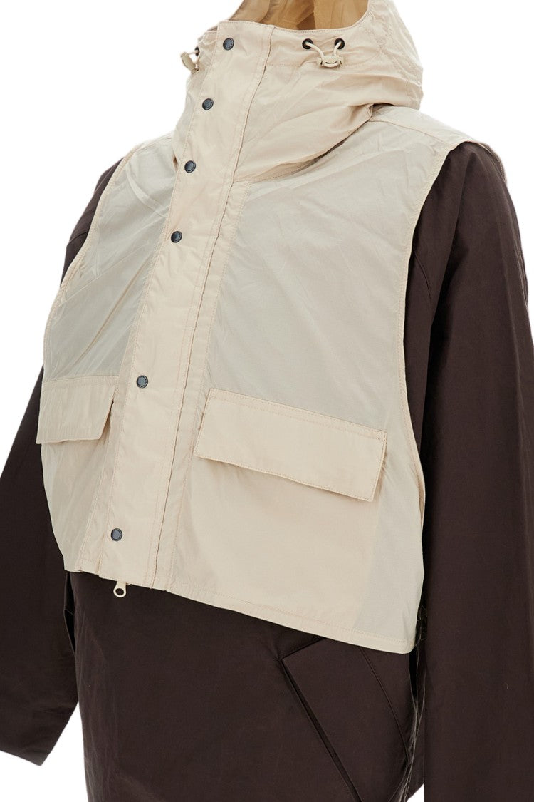 Barbour Hybrid Oversized Smock Jacket With Corduroy Collar